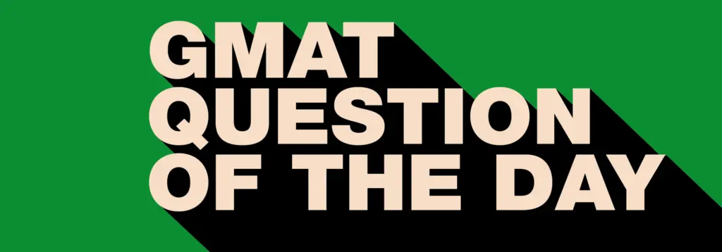 gmat question of the day work and rate