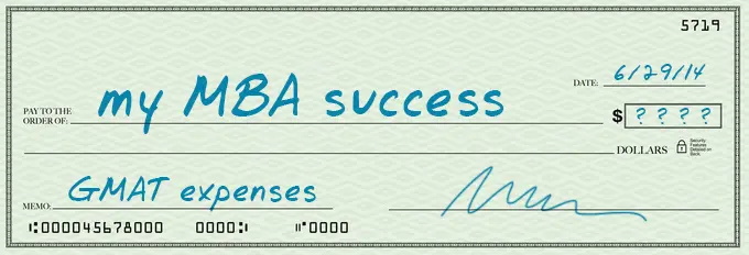 GMAT Cost Check Graphic