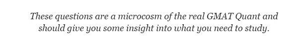description of gmat sample questions quote