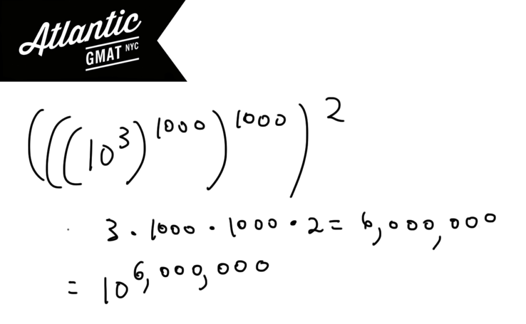 gmat question of the day problem solving exponents solution diagram