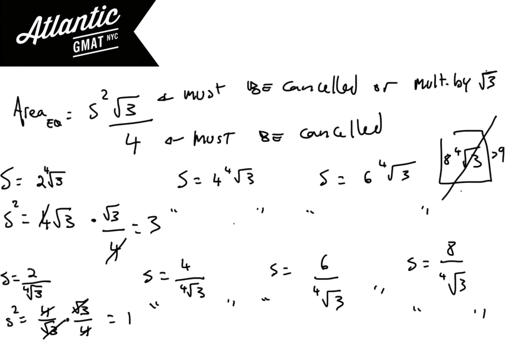 gmat question of the day geometry solution