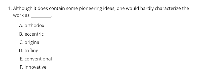 gre sentence equivalence example