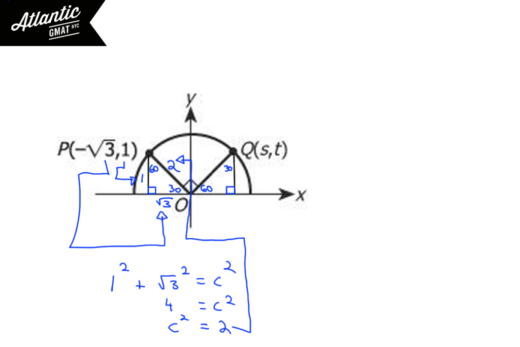 30-60-60 triangle to find angles and sides