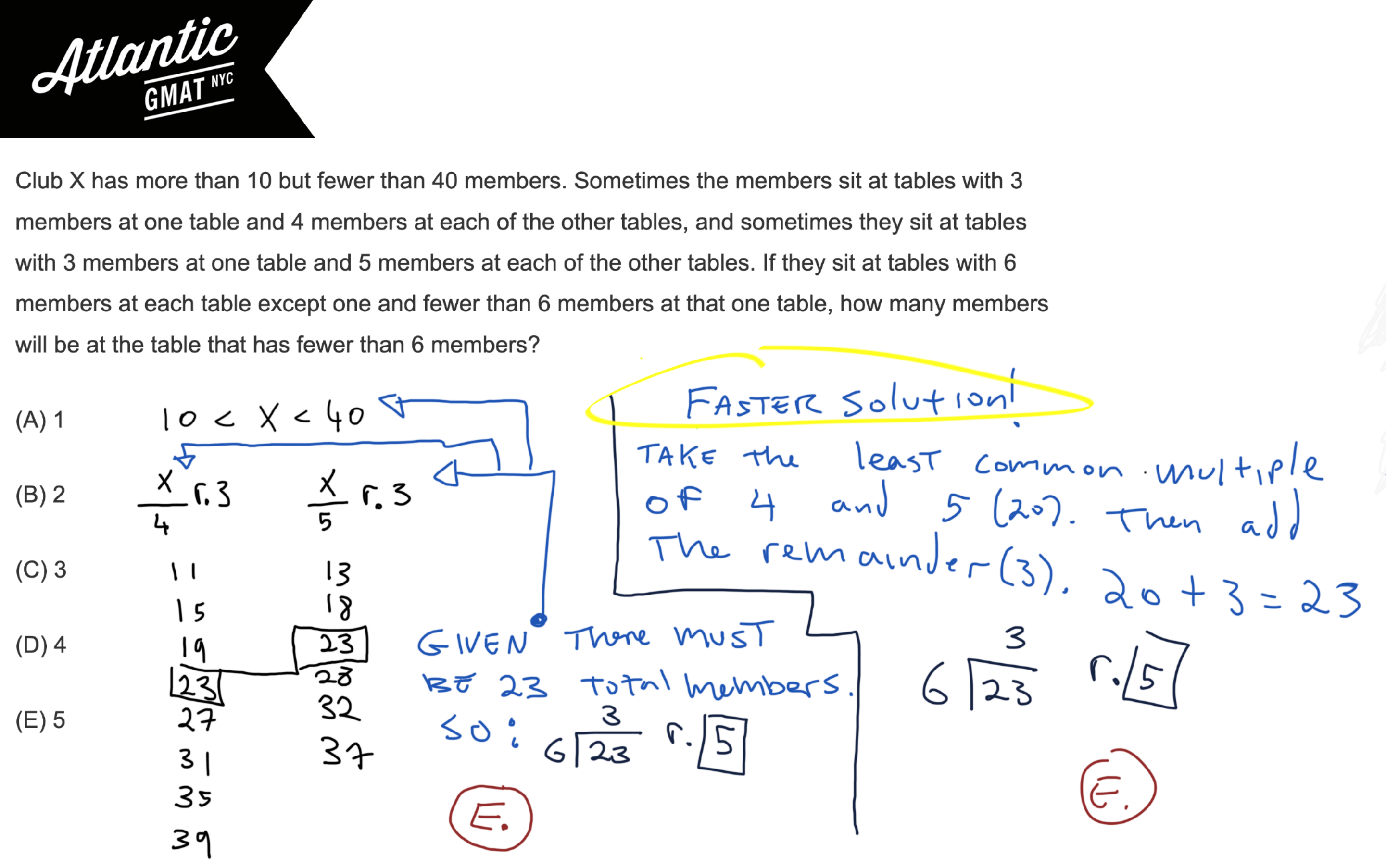 club x has more than 10 but fewer than 40 members gmat explanation diagram