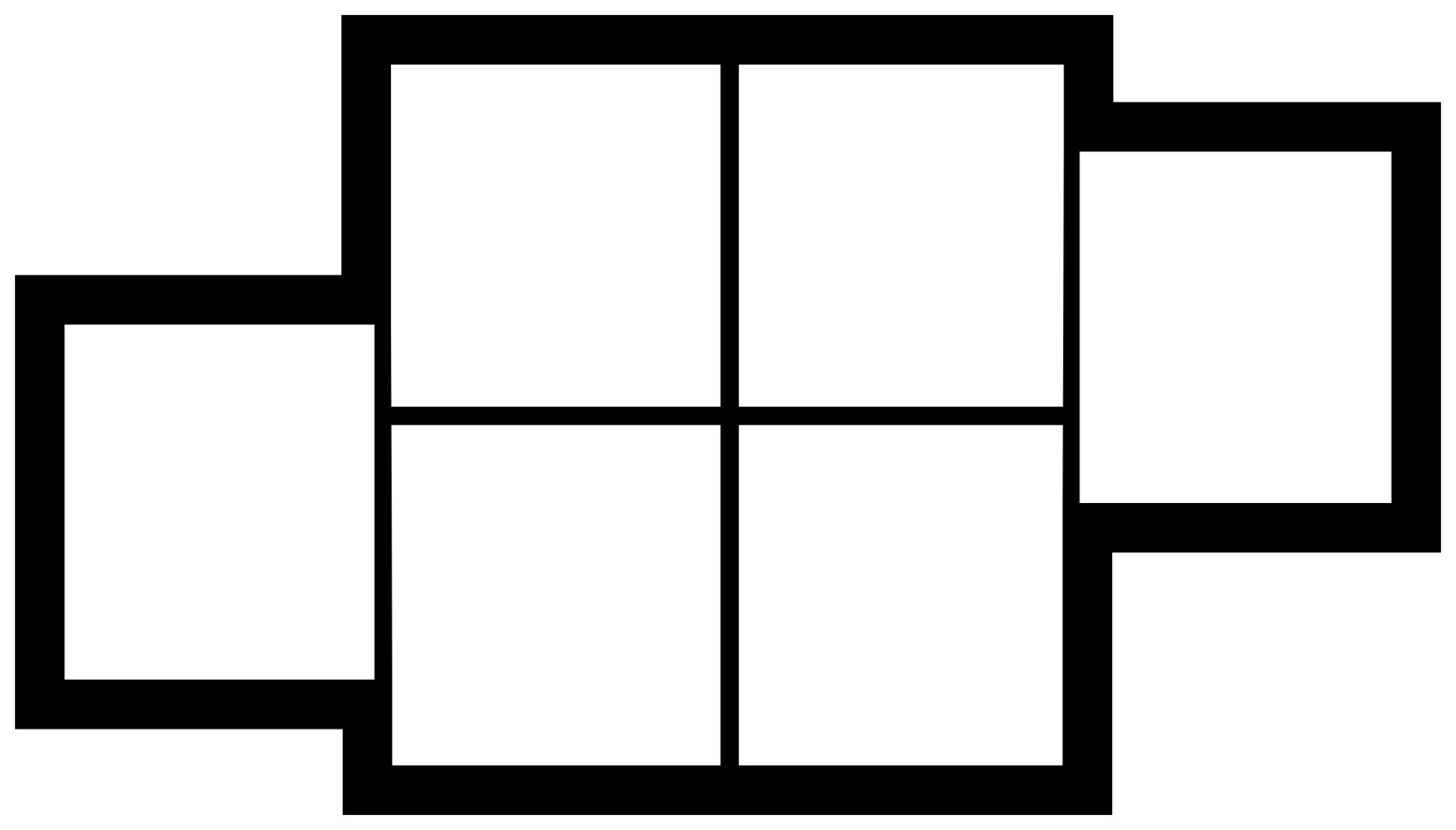 In the figure, the 6 small squares are identical, each with sides of ...