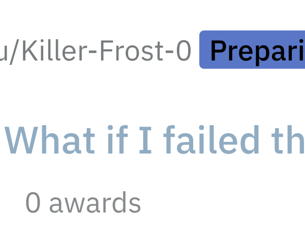 failed IR Reddit GMAT